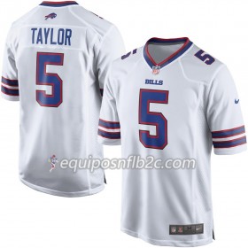Camiseta Hombre NFL Buffalo Bills Tyrod Taylor 5 Nike Blanco